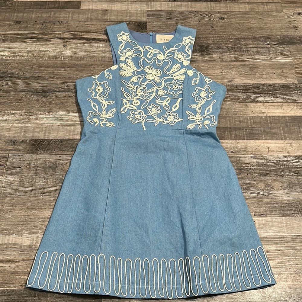 Moon River Jean summer dress